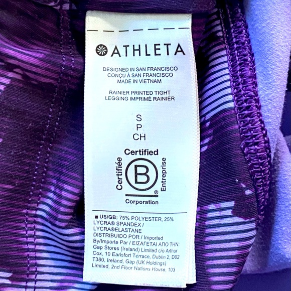 Athleta Rainier Tights Legging Sz Small - Picture 10 of 11
